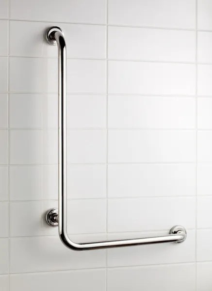 BISK Erga HANDICAP "PRO", madlo v tvare L, 550x550 mm, 25mm, chrómová, ERG-04785