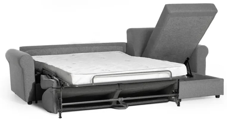 Rohová sedacia súpravana každodenné spanie SAVONA s rozkladom, tyrkysová (penelope 18), 140