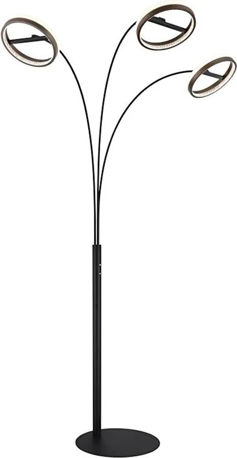 Globo 67179S1 - LED stmievateľná dotyková stojacia lampa DELLA 48W/230V 3000/4000/6000K