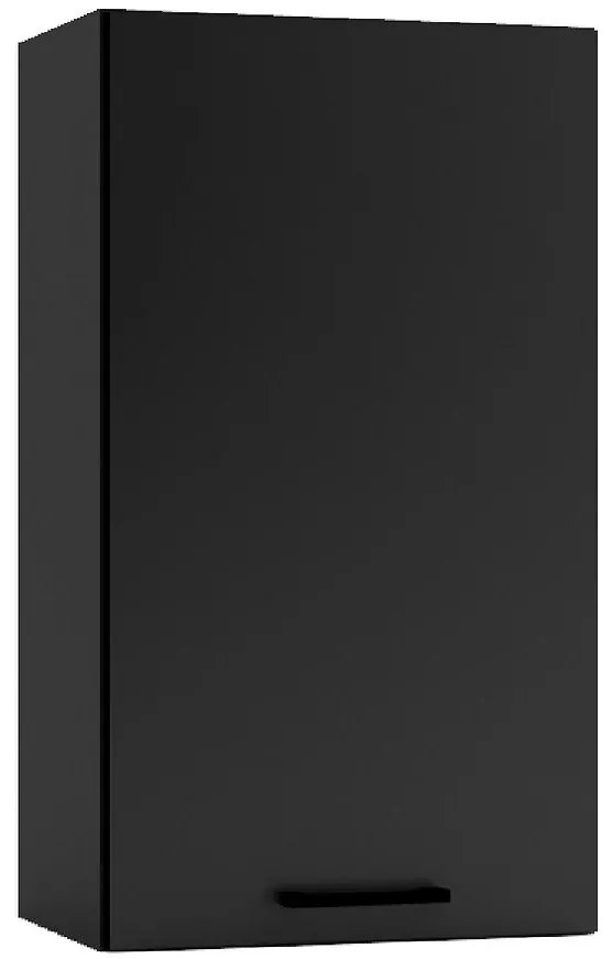 Kuchynská Skrinka Anika W40 P/L grafit/grafit