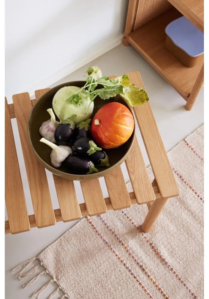 Kaki servírovacia miska z kameniny ø 28 cm Amare – Hübsch