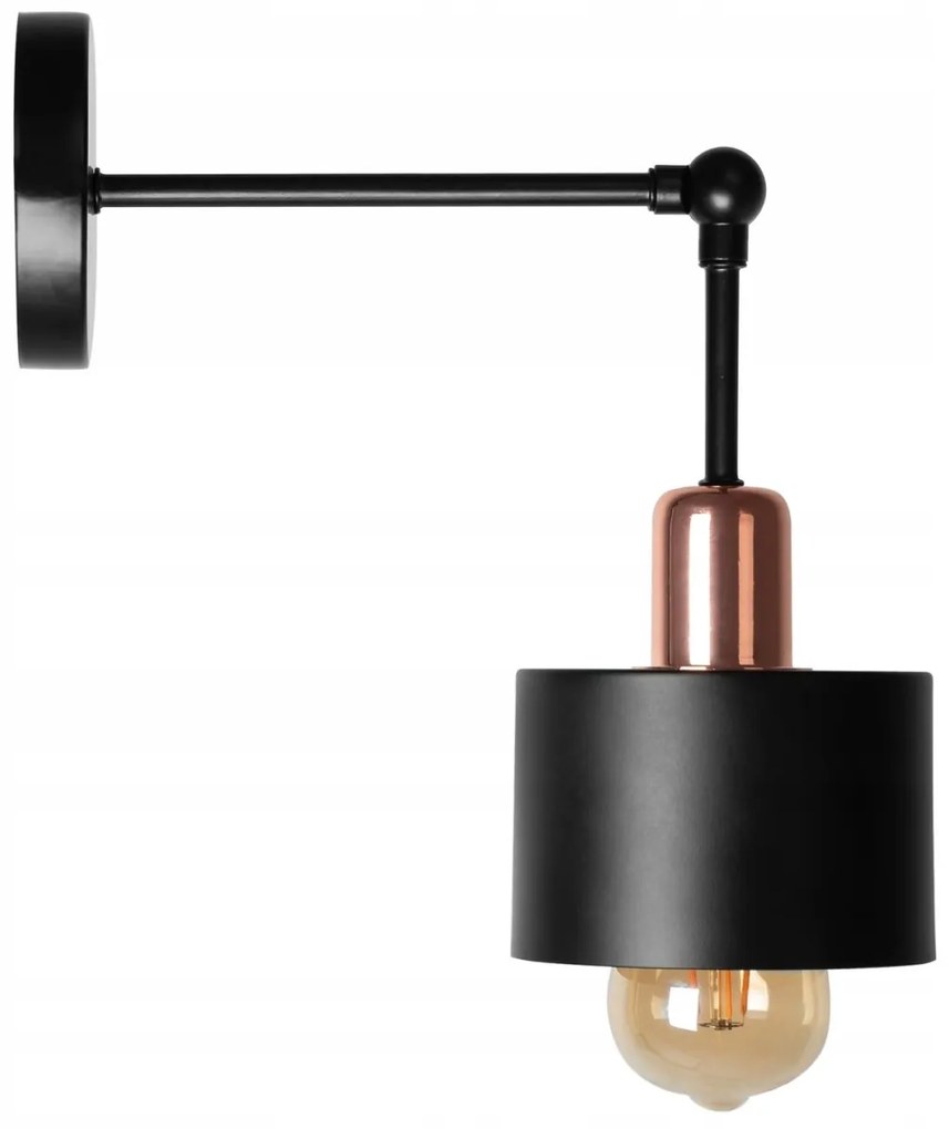 Nástenná lampa KINKIET CALI 1W BLACK