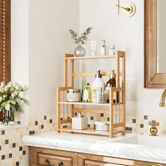 Kuchynská polica CEZAR béžová