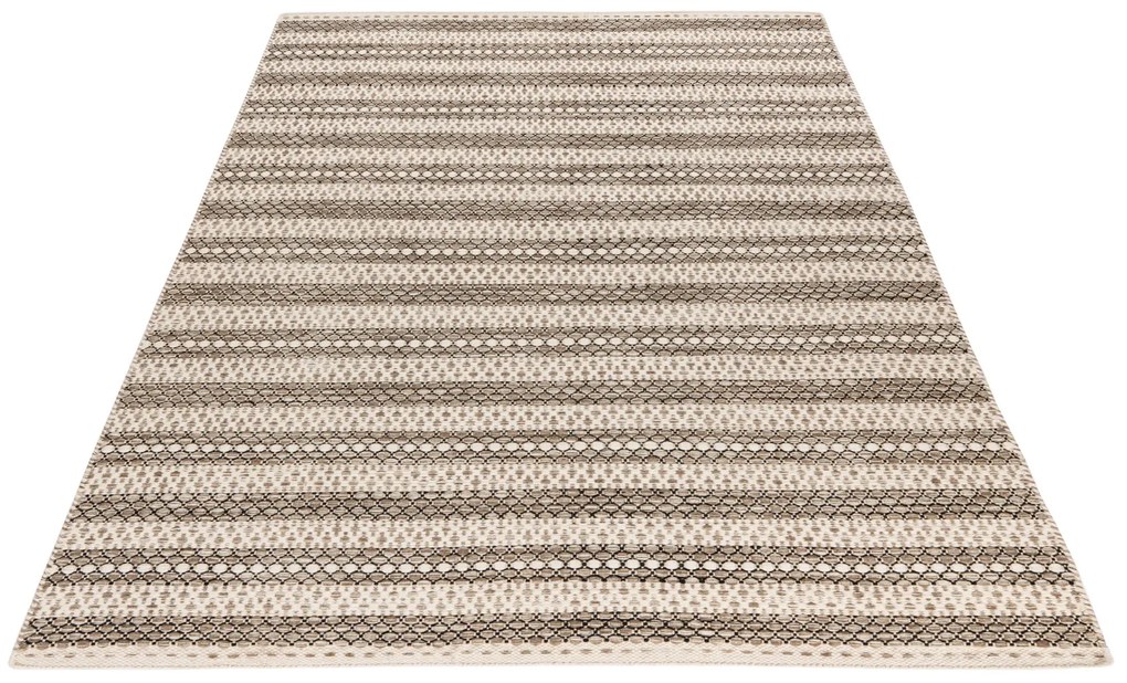 Obsession, Ručne viazaný kusový koberec Jaipur 335 Taupe, 80x150, hnedá, obývacia izba