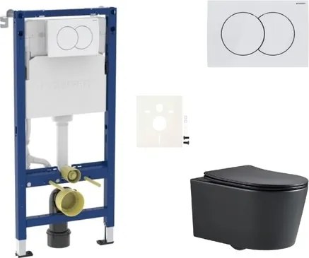 Závesný WC set SAT Brevis do ľahkých stien / predstenová SIKOGESBREBLD01