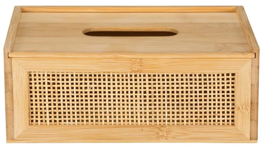Ratanovo-bambusový box na vreckovky Allegre - Wenko