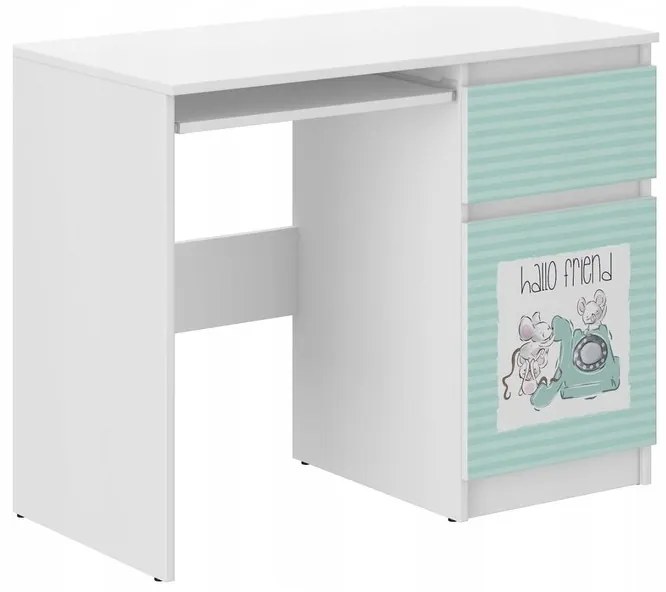 Detský písací stôl s myšičkami  77x50x96 cm