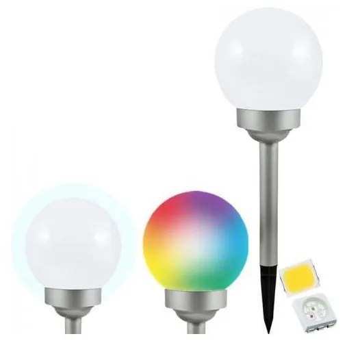 Polux LED RGB Solárna lampa BALL LED/0,2W/AA 1,2V/600mAh IP44 SA1236
