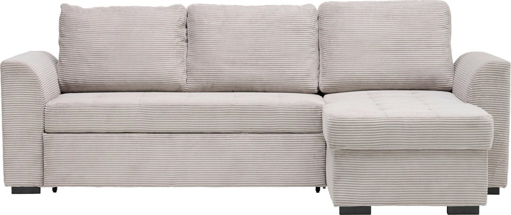 XXXLutz ROHOVÁ SEDAČKA, textil, svetlosivá Xora - Sedačky - 002991003510