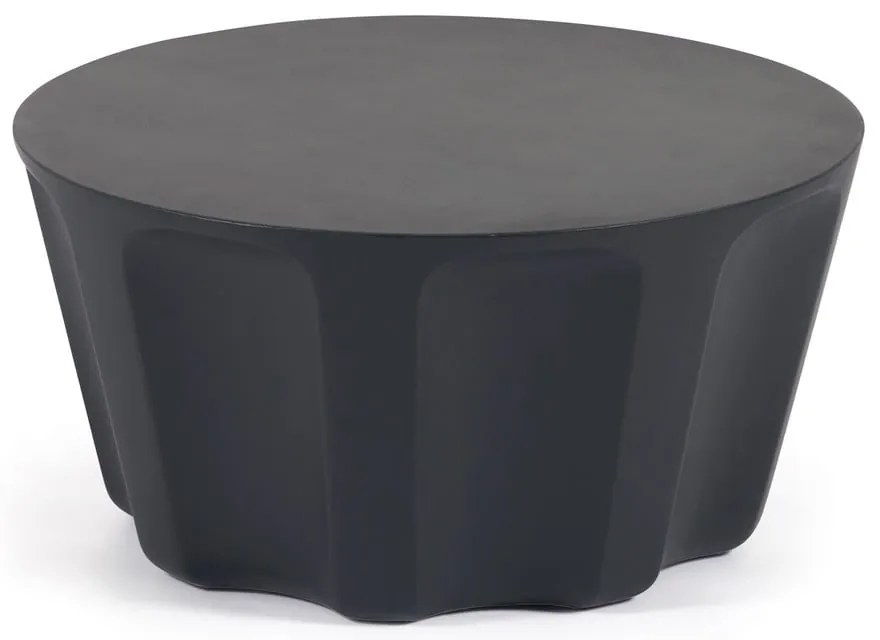 Betónový okrúhly záhradný odkladací stolík ø 60 cm Vilandra – Kave Home