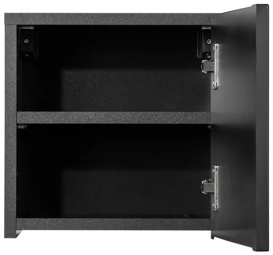 Horná kúpeľňová skrinka Nova Black 83-30-1DQ čierna