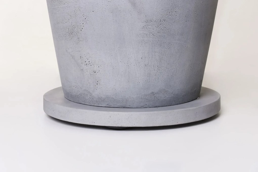 Podložka MOVO, umelý kameň, ø 28 cm, sivá