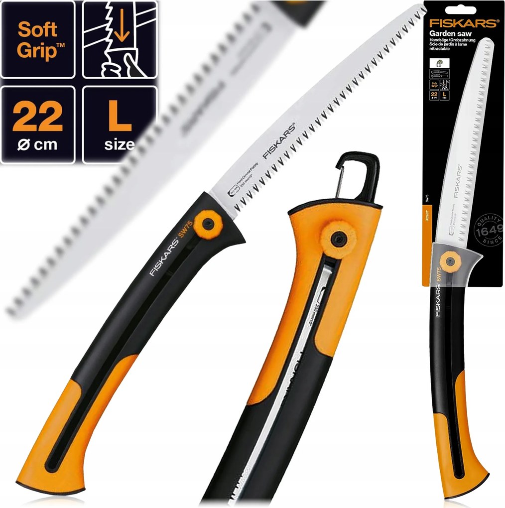 Ručná píla na rezanie konárov skladacia Fiskars Xtract