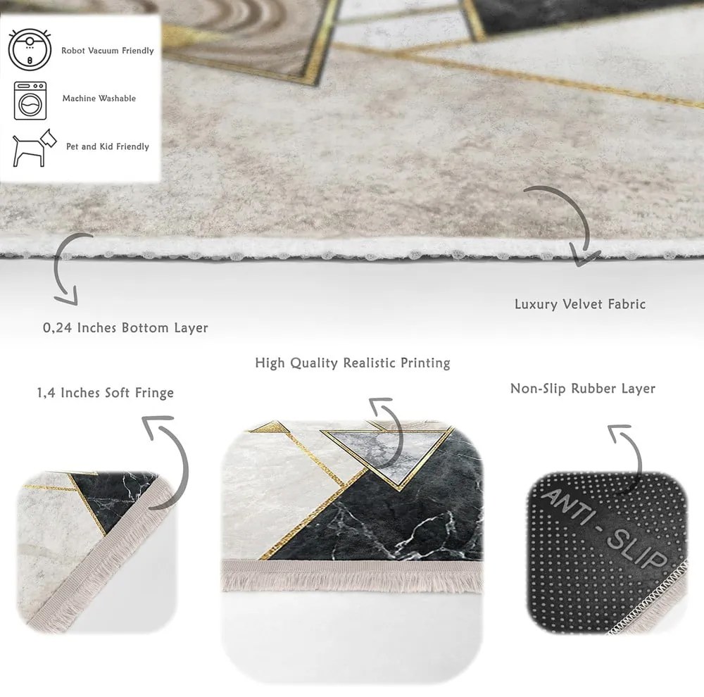 Béžový koberec 160x230 cm - Mila Home