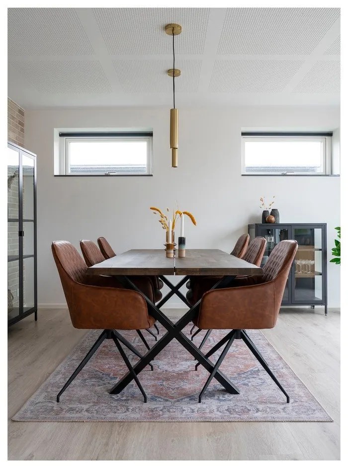 Svetlohnedé čalúnené jedálenské kreslo Harbo – House Nordic