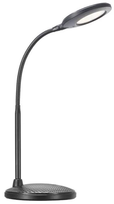 NORDLUX Stolná LED lampa DOVER, 5,4 W, teplá biela, čierna