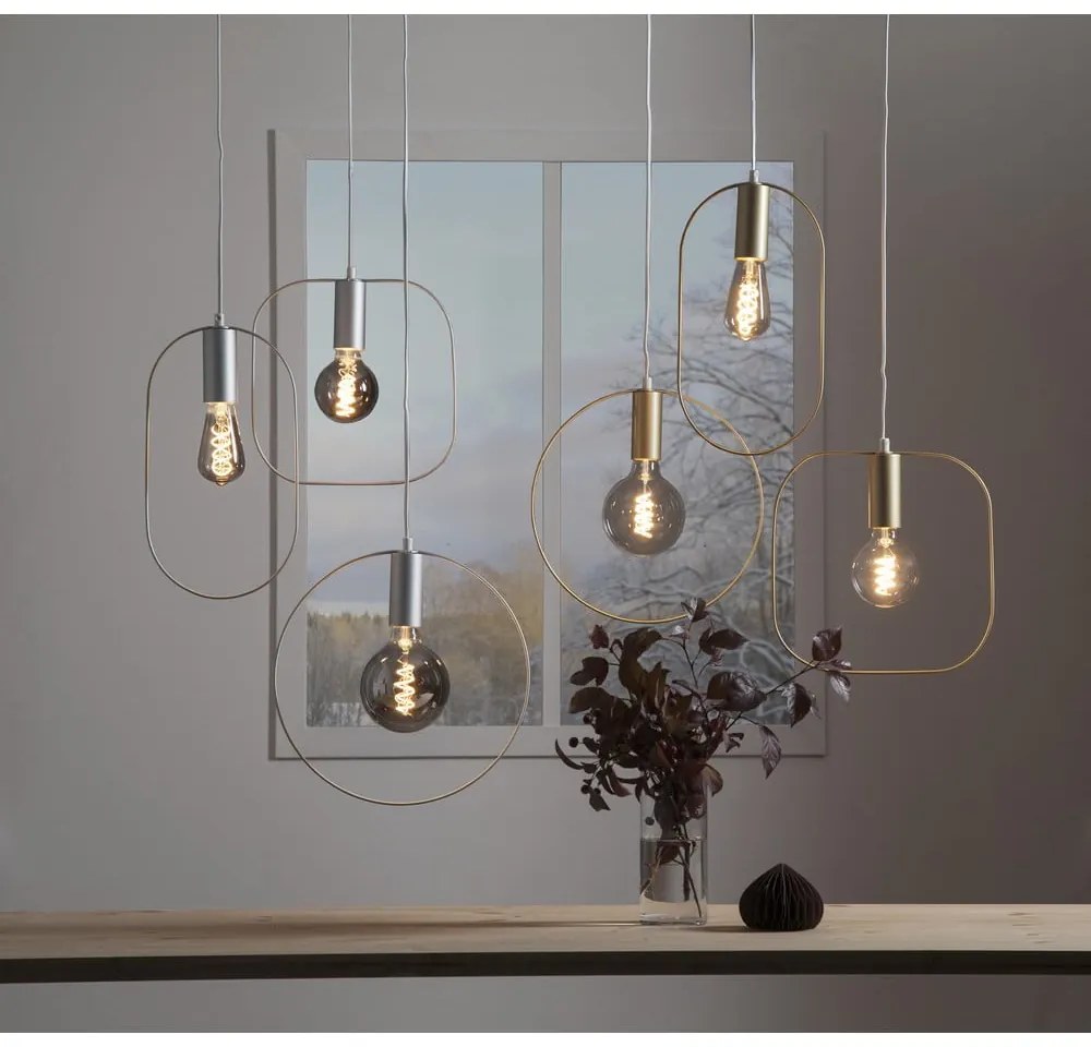 Závesné svietidlo v zlatej farbe Shape – Star Trading