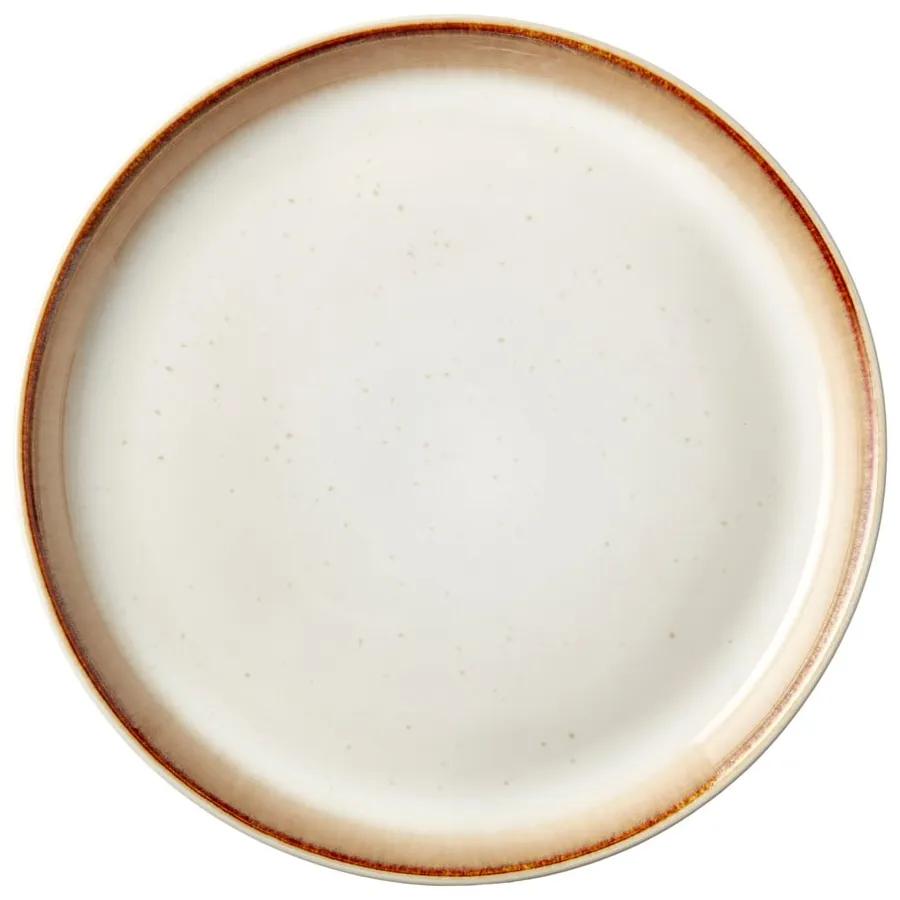 Béžový kameninový servírovací tanier Bitz Premium, ø 17 cm