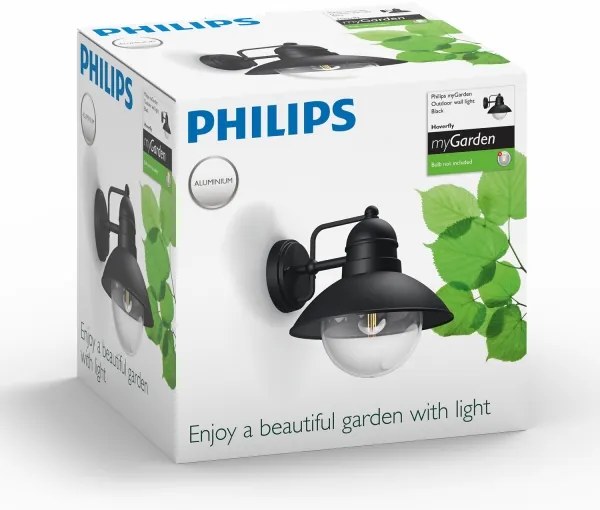 Philips 17237/30/PN - Vonkajšie svietidlo MYGARDEN HOVERFLY 1xE27/60W/230V