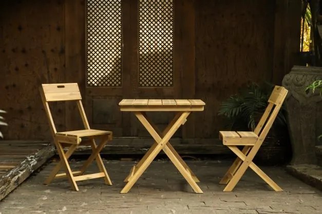 Záhradný bistro set 3 ks skladací FILAX Rojaplast