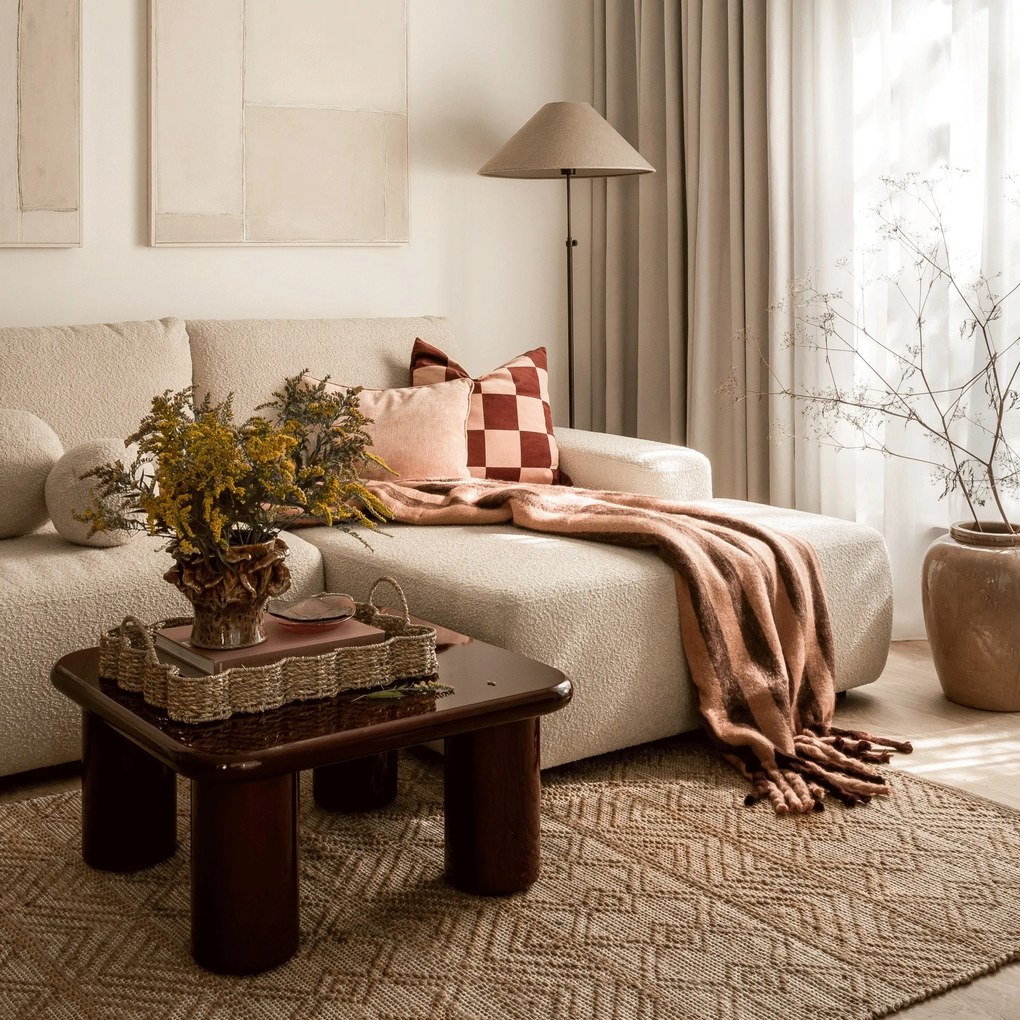 Konferenční stolek Cherry 70 cm vínový/třešňový