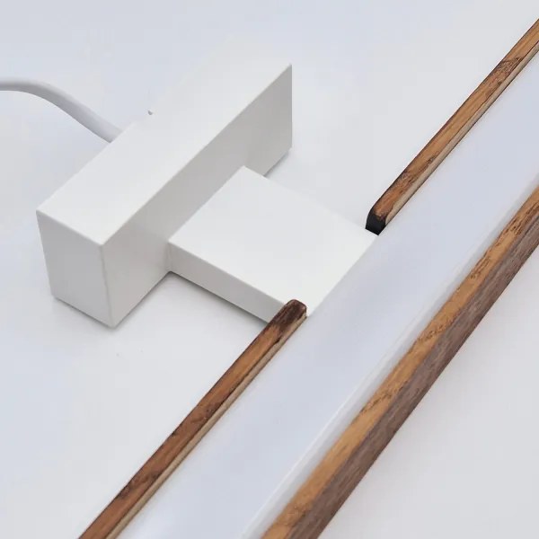 Brilagi-LED Kúpeľňové osvetlenie zrkadla WOODY MIRROR LED/12W/230V IP44 dub/biela