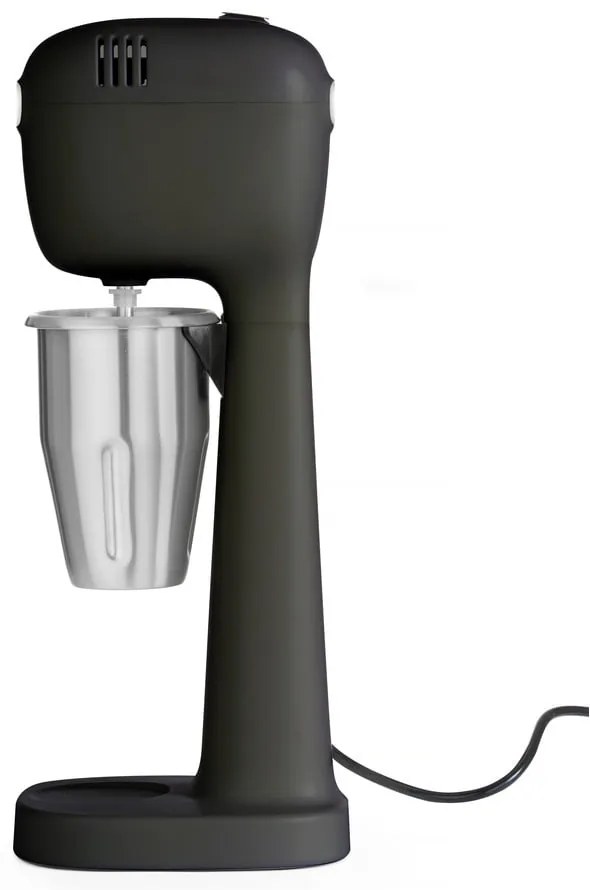 Matne čierny shaker na mliečne koktaily – Hendi