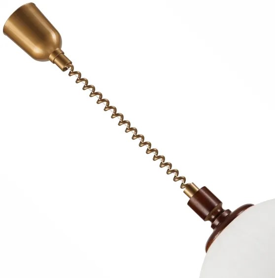 Sťahovací luster RAMONA 1xE27/60W/230V béžová/tmavohnedá