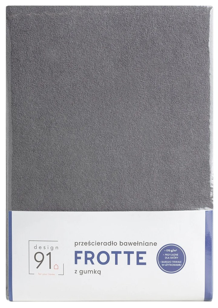 FROTÉ PRESTIERADLO 180X200 CM, VÝŠKA 20 CM STRIEBORNÉ