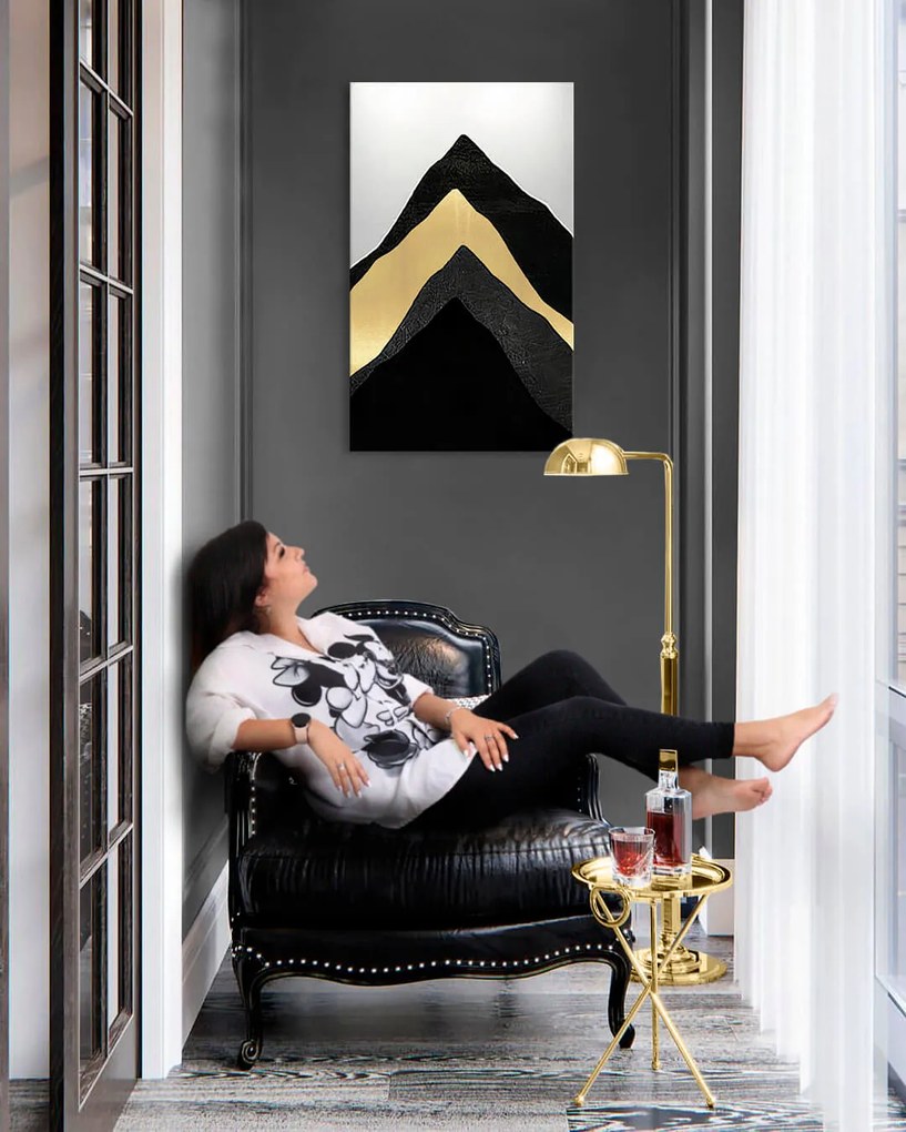 Obrazy na plátne - PREMIUM ART – Abstrakt Hory | rôzne rozmery
