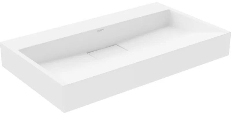 Mexen Ava, umývadlo na dosku z konglomerátu 80 x 46 cm, biela, 23018000