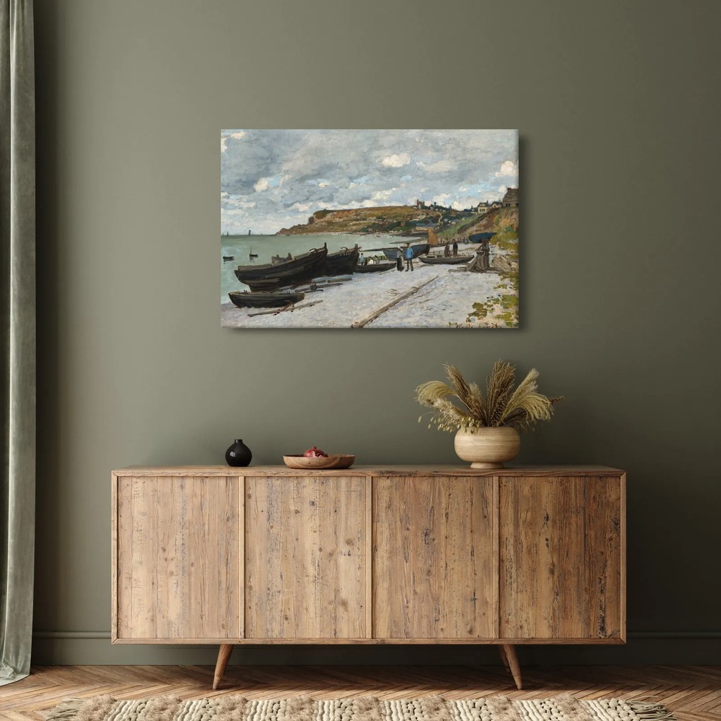 Obraz - Claude Monet, Sainte Adresse, reprodukcia (90x60 cm)