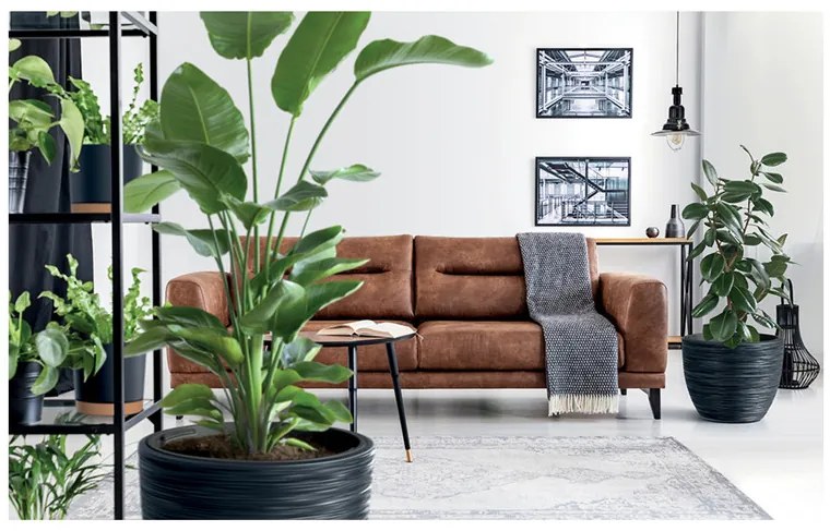 Prosperplast Kvetináč Furu (antracitová, 385x470) (100378531)