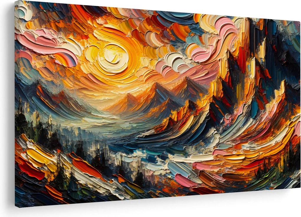 Obraz - Hory zalité slnkom (90x60 cm)