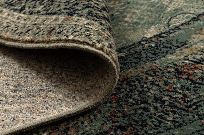 Koberec OMEGA MAMLUK rozeta smaragdový kruh