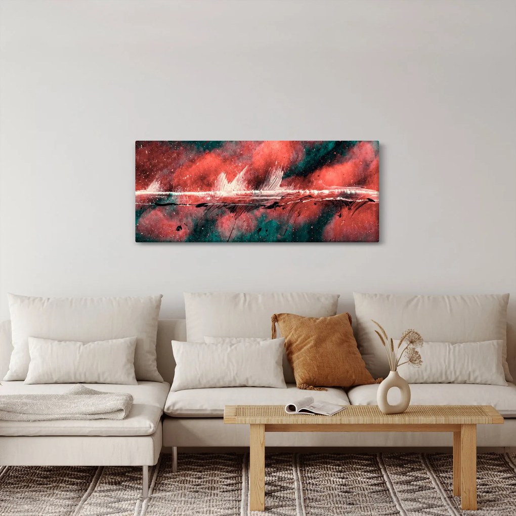 Obraz - Výbuch v petroleji (120x50 cm)