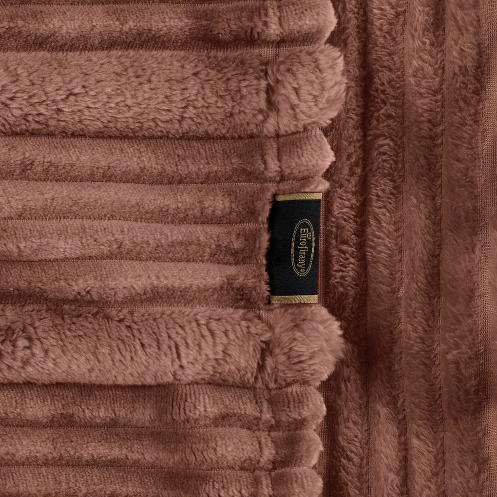 FLANELOVÁ DEKA NINA 150X200 CM SVETLOHNEDÁ