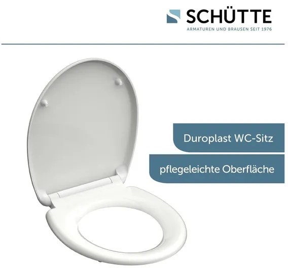 Schütte WC sedadlo z duroplastu (biela)  (100335933)