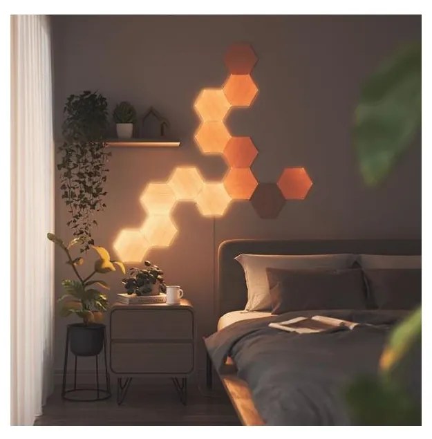 Nanoleaf NL52-K-3002HB-13PK- SADA 13x LED Stmievateľný panel HEXAGONS LED/2W/230V NL0029