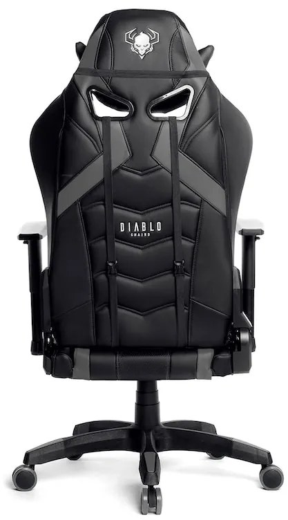 Herné kreslo Diablo X-Ray King Size: čierno-šedé Diablochairs