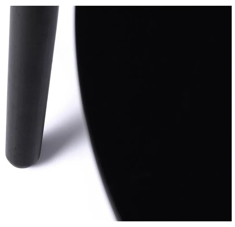 Čierne okrúhle konferenčné stolíky v súprave 2 ks ø 88 cm Adda – Unique Furniture