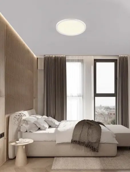 LED stmievateľné biele moderné stropné svietidlo Aoton 40