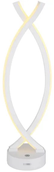 Globo 58457W - LED stmievateľná dotyková stolná lampa HELA LED/1W/3,7V biela