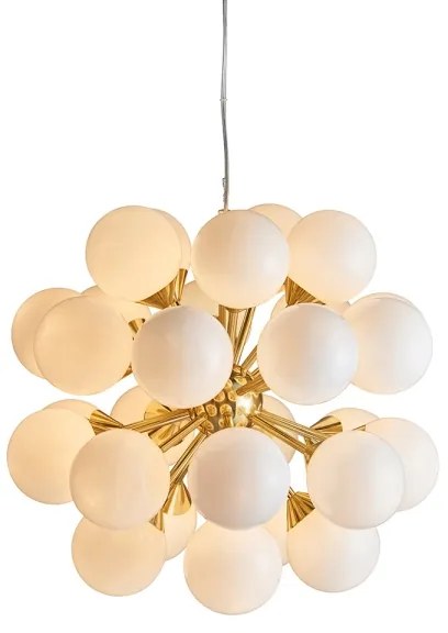 Endon 76499 - Luster na lanku OSCAR 28xG9/18W/230V zlatý