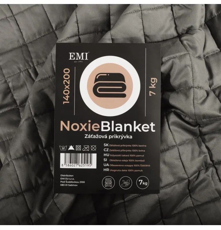 Záťažová prikrývka NoxieBlanket 7kg 140x200 cm EMI
