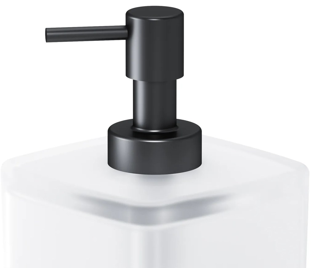 Dávkovač mydla AM.PM Inspire 2.0 AIB36922 nástenný, sklo, čierny