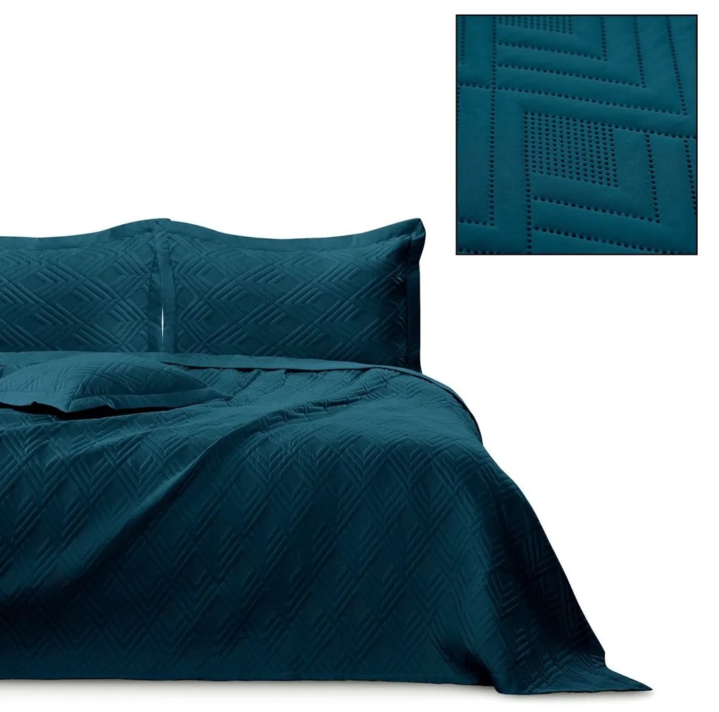 Prehoz na posteľ AmeliaHome Ophelia III indigo