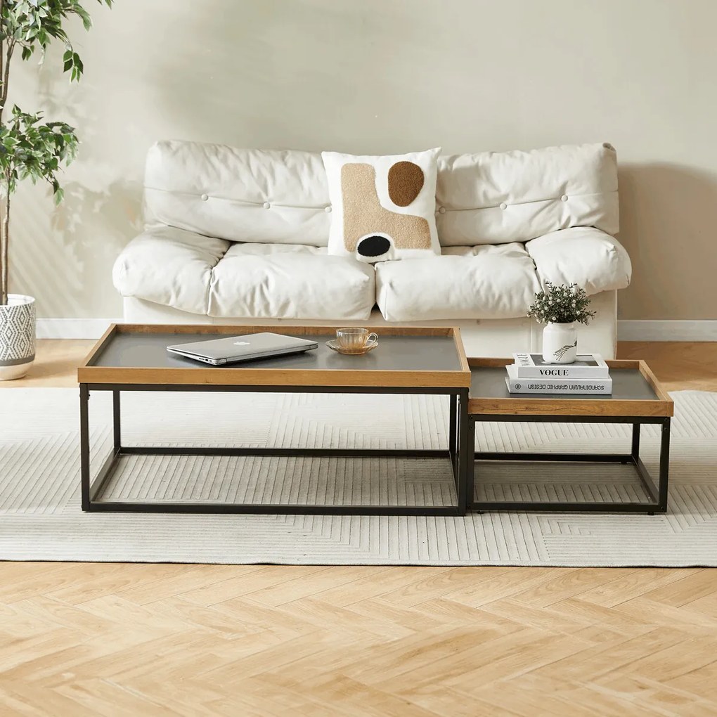 Konferenčný stolík CT-613 OAK Farba: Sivá