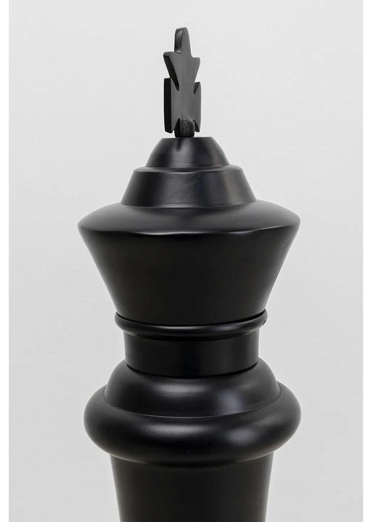 Chess Queen dekorácia čierna 60 cm