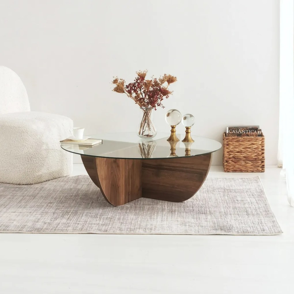 Konferenčný stolík Lily Walnut, orech